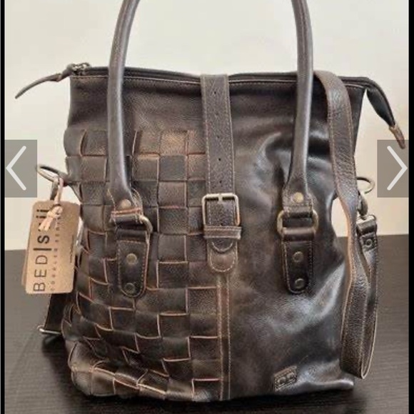 Bed Stu Rachel Tote Bag in Rustic Black NWT - Picture 10 of 10